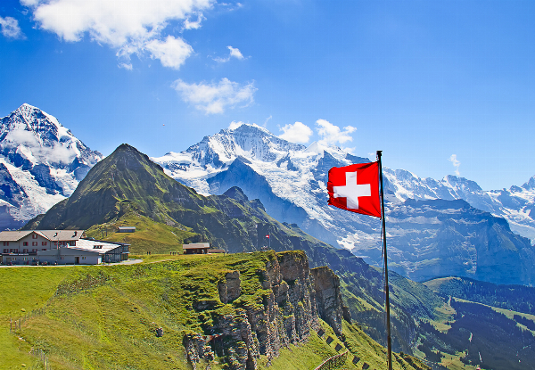 Per-Person Twin-Share Eight-Day Swiss Escape incl. Four-Star Hotels, Daily Breakfast, Three Three-Course Dinners & More