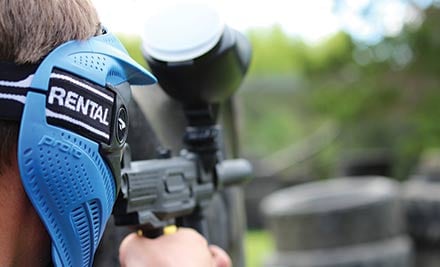 From $18 for Three Hours of Paintball in a Former Mental Asylum incl. 200 Paintballs & Equipment - Options for up to 30 People, Indoor/Outdoor Available (value up to $1,200)