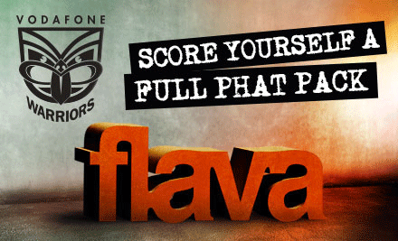 Flava's Vodafone Warriors Full Phat Pack
