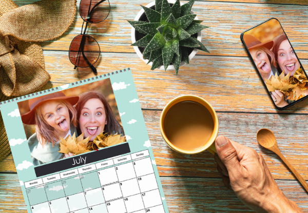Personalised Wall Calendar - Option for A4, A3 and 30x30cm