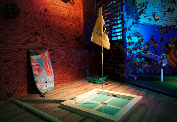 One 13-Hole Mini Golf Game for One Person at Putters Paradice