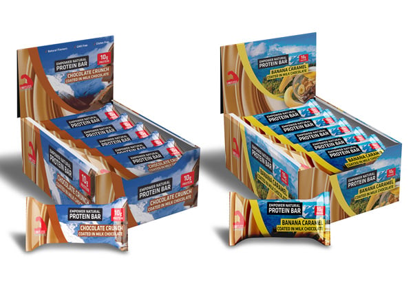 36 or 72-Pack of Limitless Empower Natural Protein Bars - Two Flavours Available