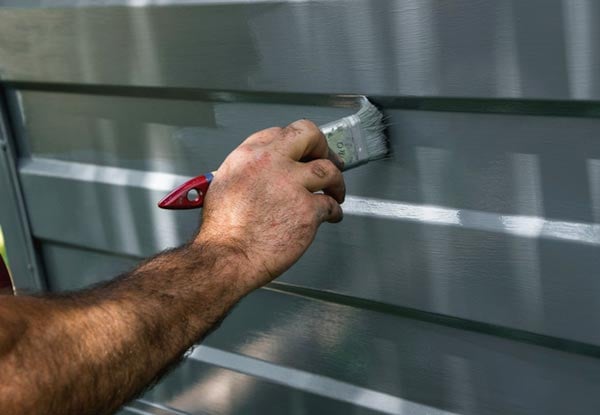 Single Garage Door Restoration & Paint incl. Moss & Mould Treatment, Clean, & Two Coats of Quality Paint - Option for Double Door Garage