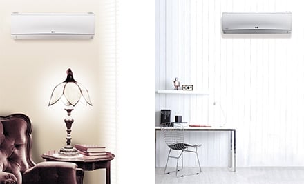 $3,395 for an LG R28 9KW Hi-Wall, WiFi Capable Heat Pump incl. Installation & Five-Year Warranty (value up to $4,849)
