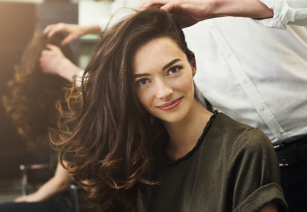 Good Hair Day Package incl. Full-Head Colour or Highlights, Style Cut, Treatment & More with 20% Discount Return Voucher