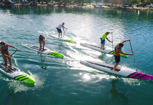 One-Hour Paddle Boarding Lesson incl. Board Hire & Paddle - Options for up to Eight People