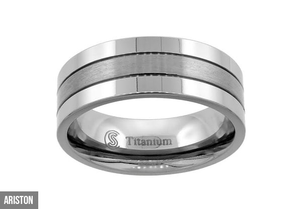 From $130 for a Men's Titanium Ring Available in Nine Styles (value up to $195)