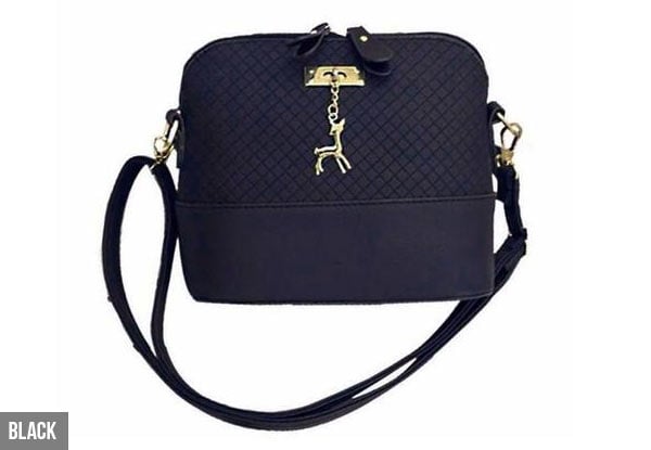 $29 for a Stylish Messenger Bag with Deer Charm - Four Colours Available
