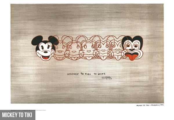 $45 for a Dick Frizzell Mickey to Tiki, or Tiki to Mickey (Reversed) Fine Art Reproduction Print