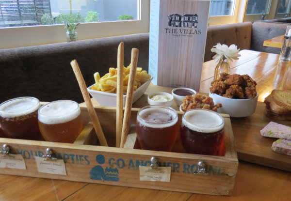 Two Craft Beer Tasting Trays & a Sharing Platter for Two - Options for up to Six People