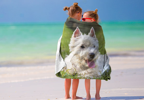 Personalised Towel - Two Sizes Available & Option for Two