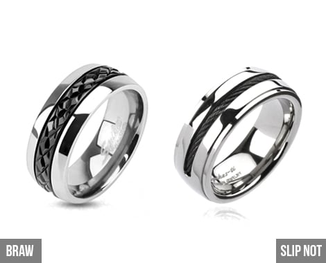 From $123 for a Men's Titanium Ring - in 11 Styles (value up to $235)