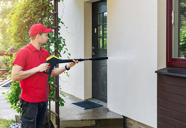 Full Exterior House Wash & Gutter Clean For a One-Bedroom Home - Options up to Four Bedrooms & to incl. Roof Clean