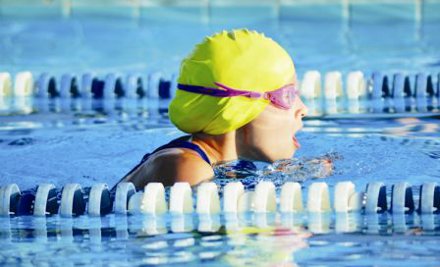 Hilton Brown Swimming