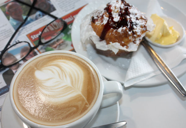 Grab a Relaxing Espresso Coffee & a Fresh Baked Muffin