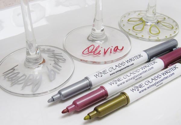 Pack of Three Wine Glass Writer Pens