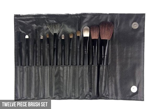 $29 for a 12-Piece Pro Brush Make-Up Set, or $39 for a Ten-Piece Cosmetic Brush Set