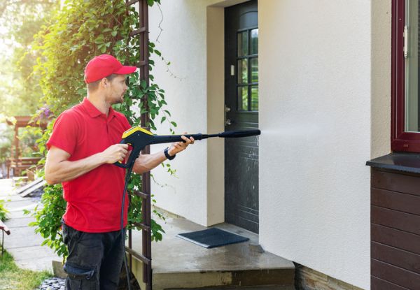 Two-Bedroom Full House Wash incl. Exterior Window Clean, Gutter Clean & Roof Treatment - Options for up to Five-Bedroom Homes