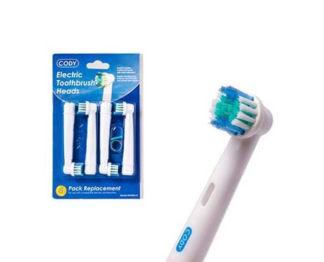 $19 for a 12-Pack, $24 for a 16-Pack or $29 for a 20-Pack of Soft or Medium Electric Toothbrush Heads Compatible with Braun Oral B Electric Toothbrushes with Free Shipping