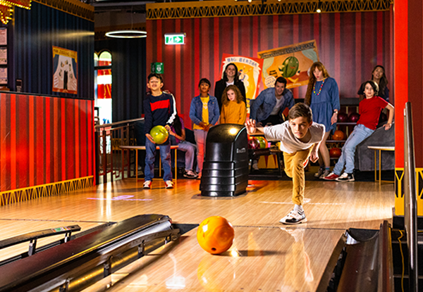 Game of Bowling at Archie Brothers Christchurch - Options for One or Two People, or Buy Arcade Game Cards
