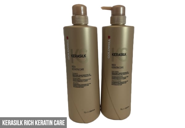$59.80 for a Kerasilk Shampoo and Mask Duo 1L (value $184)