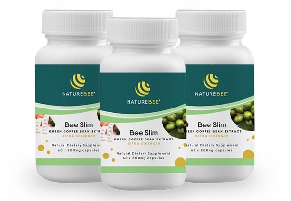 Three-Pack of BeeSlim Green Coffee Bean Extract