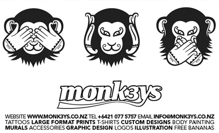 Monk3ys Custom Tattoo & Design Studio