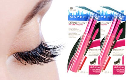 $15 for Two Maybelline Define-A-Lash Mascaras in Very Black