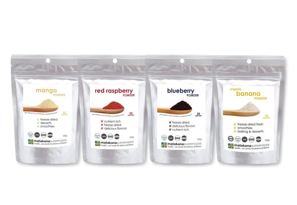 Ultimate Smoothie Ingredients Pack incl. Mango, Blueberry, Raspberry & Banana Powders