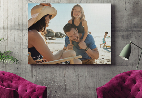 Personalised Canvas Print - Eight Sizes Available