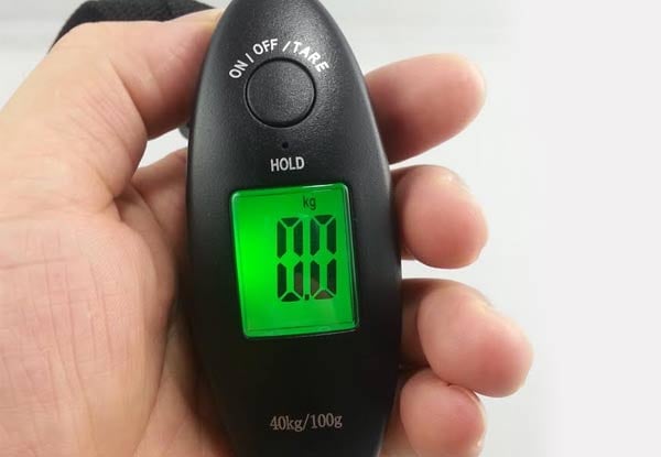 $11.99 for a Set of Digital Luggage Scales with an LCD Display
