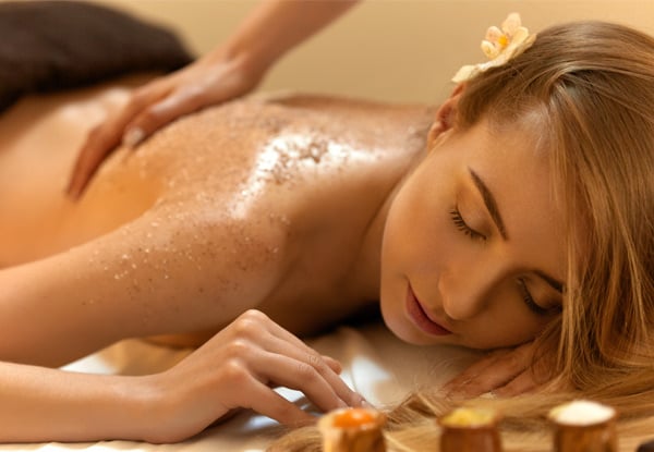 Back Scrub & Massage Packages - Options to incl. Nail File & Paint, Eye Trio or Express Facial