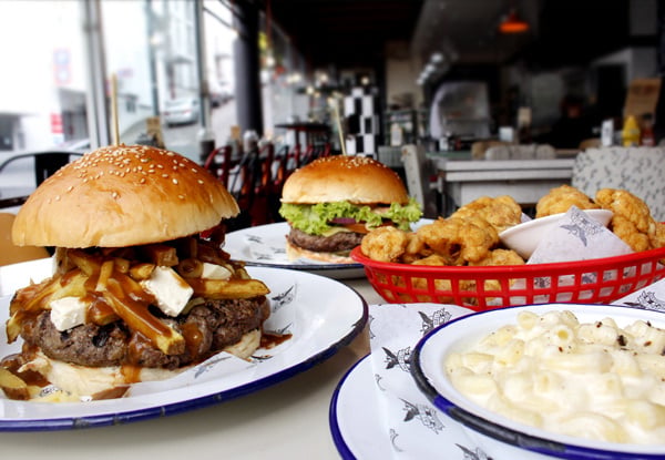 Any Two Burgers or Signature Sandwiches & One Regular Side for Two People - Option for Any Two Signature Al's Deli Pies & One Regular Side for Two People