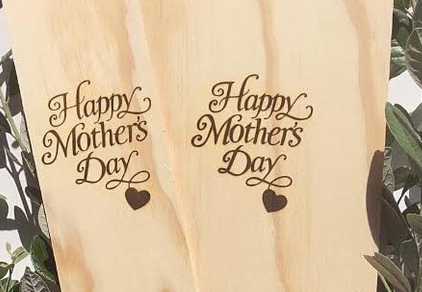 $35 for a Mother's Day Designer Tree Gift Box with Personalised Gift Card and Iced Heart-Shaped Cookies incl. Nationwide Delivery