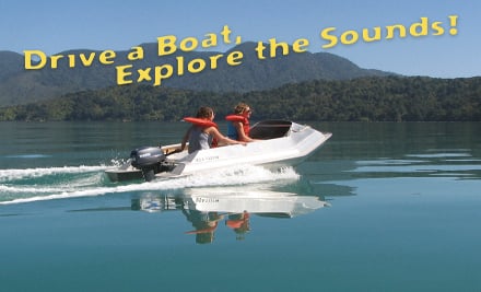 Drive a Boat, Explore the Sounds - Full day