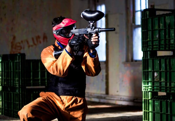 From $20 for All Day Paintball in an Abandoned Asylum incl. 200 Paintballs & Safety Equipment – Options for up to 30 People, Indoor/Outdoor Available (value up to $1,200)