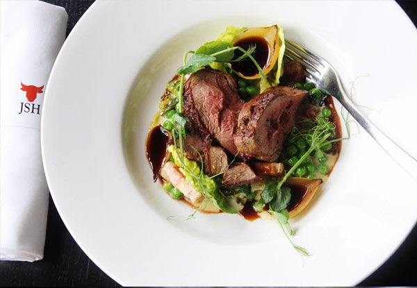 $85 for Lunch for Two incl. Mains, Sides & a Glass of House Pinot Noir or Sauvignon Blanc Each from the New Menu, or $170 for Four People