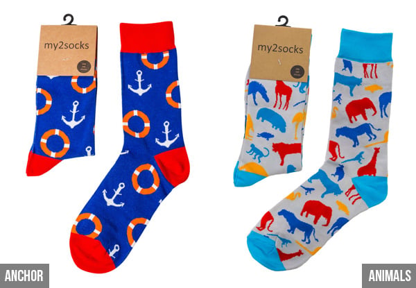 One Size Fits All Novelty Socks - 14 Styles Available