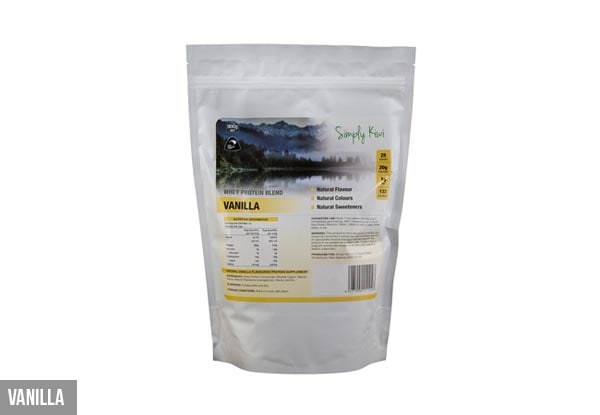 One Simply Kiwi Whey Protein Blend 900g in Four Flavours - Option for Four Packs Available - Urban Delivery Only