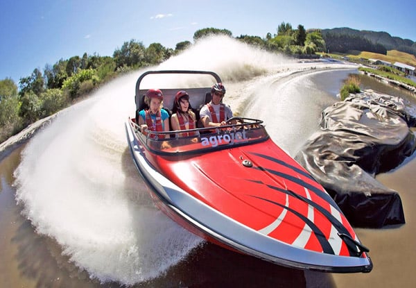 $32 for an Agroventures Adventure Park Rotorua Experience - Choose One Activity from Swoop, Agrojet, Freefall Xtreme or Shweeb (value up to $49)