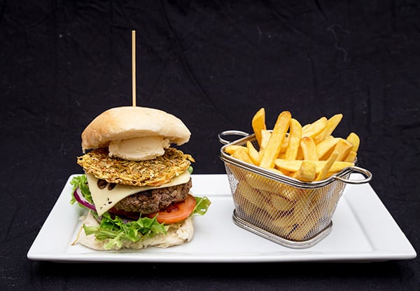 Two Tasty Gourmet Burger Meals - Valid for Dinner Only
