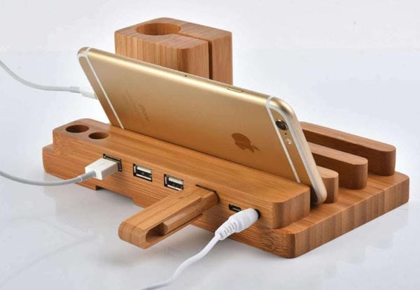 $39 for a Bamboo Charging Dock Station
