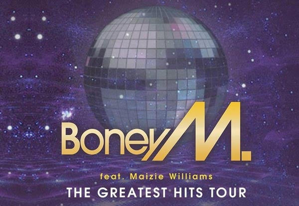 $59 for a Silver Ticket to Boney M feat. Maizie Williams or $69 for a Gold Ticket - Friday, 9th June 2017 - Claudelands Arena, Hamilton