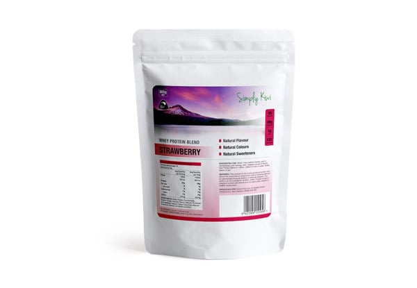 Simply Kiwi Strawberry Protein Powder 900g - Option for Two Available