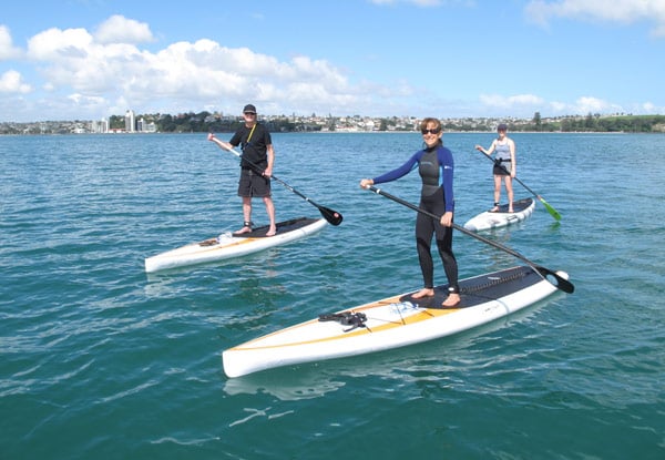 $20 for a 60-Minute Kayak Hire, $30 for a 60-Minute Double Kayak Hire, or $25 for a 60-Minute SUP Hire with 10-Minute Lesson (value up to $45)