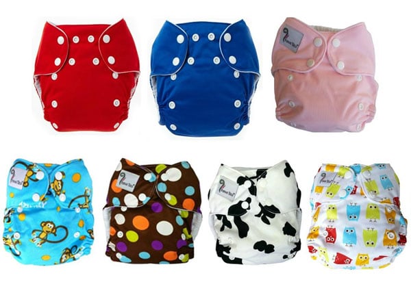 $35 for Two Cloth Nappies by Punga Tails –  Available in Seven Designs