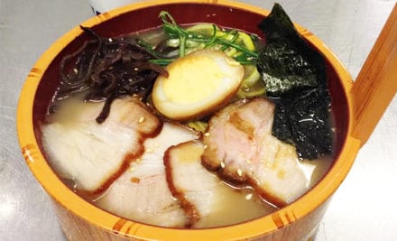 $12 for Any Two Regular Ramen Lunch Meals or $15 for Any Two Large Ramen Lunch Meals (value up to $30)