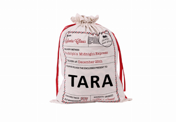 Personalised Christmas Sack - Available in Five Options