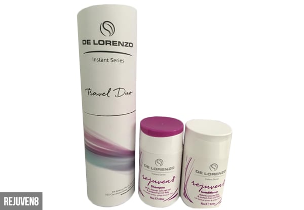$17.50 for a Two-Piece De Lorenzo Haircare Travel Set - Available in 3 Varieties