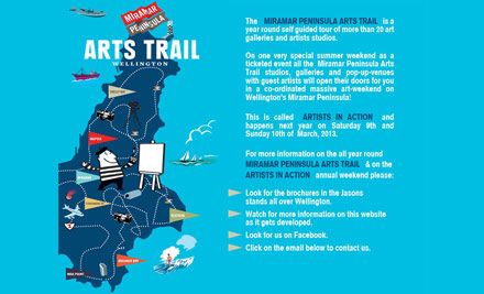 Miramar Peninsula Art Trail 'Artists in Action'